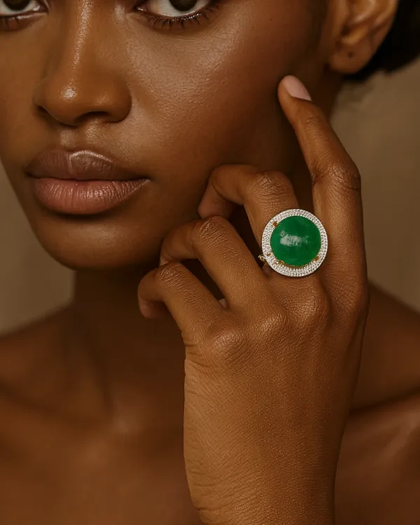 Emerald Diamond Ring