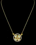 Gold Circular Pendant
