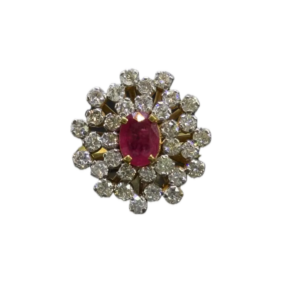 Ruby Cluster Ring