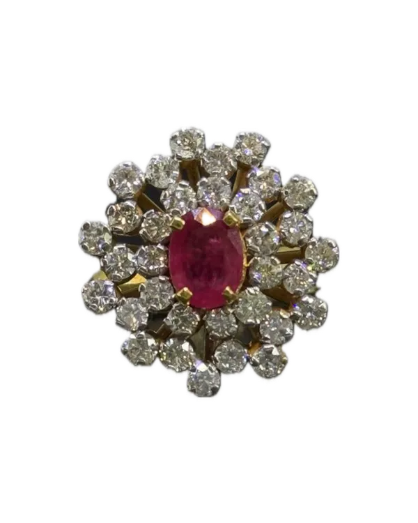 Ruby Cluster Ring