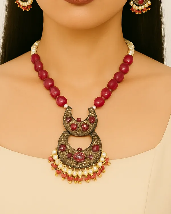 Victorian Ruby Pendant