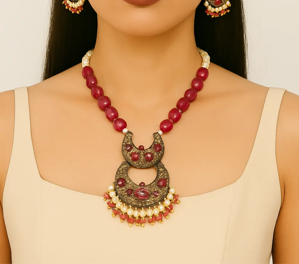 Victorian Ruby Pendant