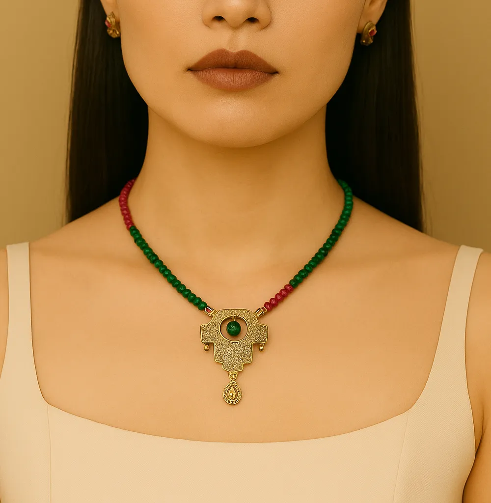 Emerald Ruby Pendant