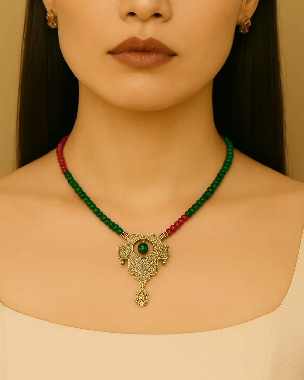 Emerald Ruby Pendant